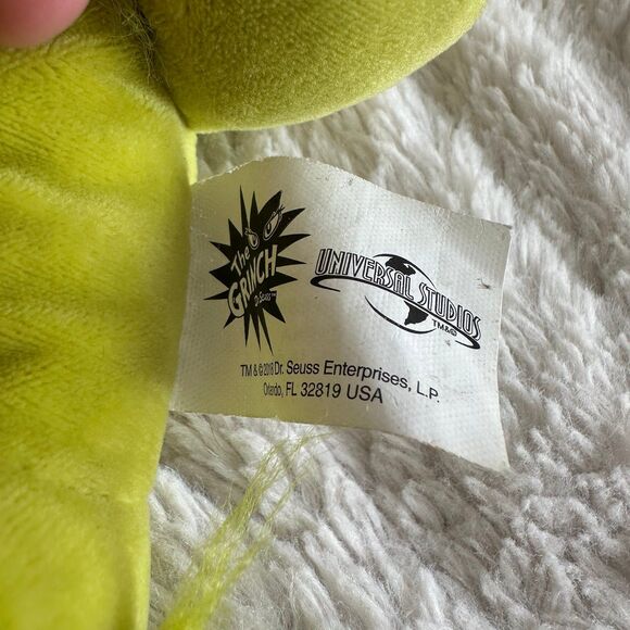 Universal Studios 10” Dr. Suess The Grinch Plush Chibi Stuffed Animal Toy Doll - Picture 2 of 4